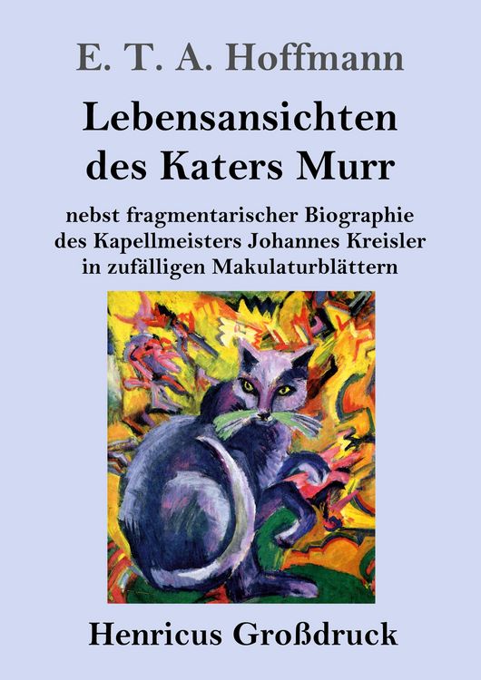 Produktbild: Lebensansichten des Katers Murr (Gro&szlig;druck)