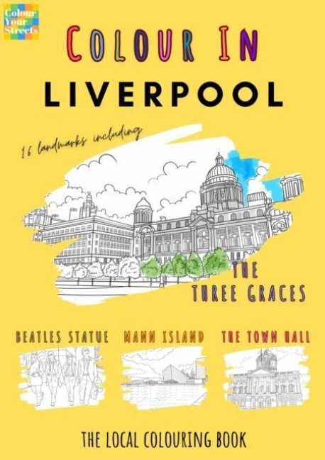 Produktbild: Liverpool Colouring Book (A4)