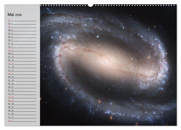 Produktbild: Universum. Farbenpracht der Gasnebel (Wandkalender 2026 DIN A2 quer), CALVENDO Monatskalender