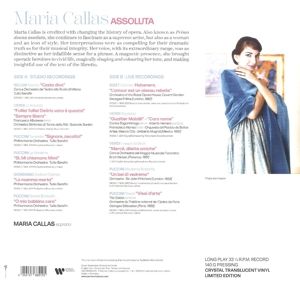 Produktbild: Assoluta-Maria Callas(Crystal Colour Vinyl)