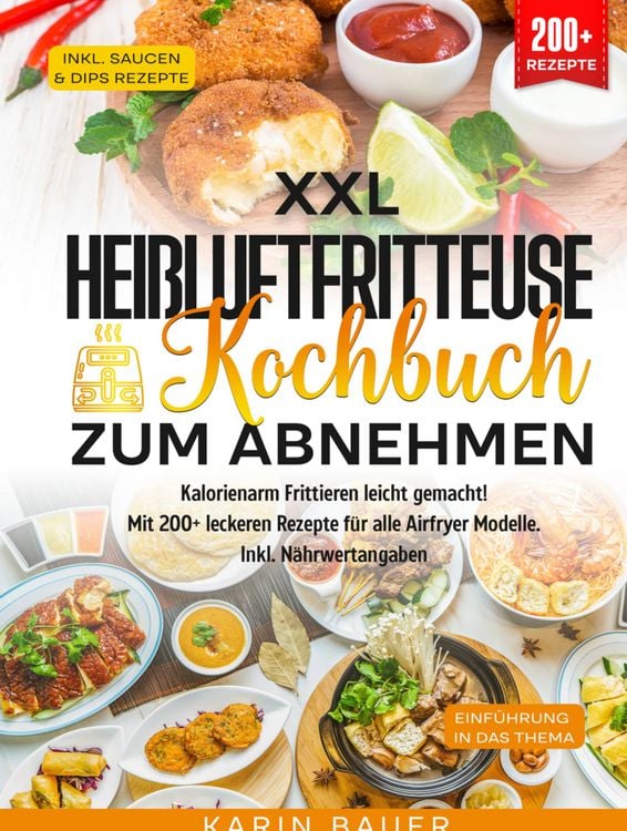 Produktbild: XXL Hei&szlig;luftfritteuse Kochbuch zum Abnehmen