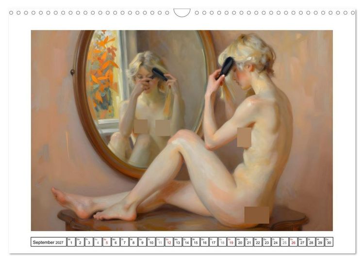 Produktbild: Sch&ouml;nheit ohne Schleier - Impressionismus (Wandkalender 2027 DIN A3 quer), CALVENDO Monatskalender