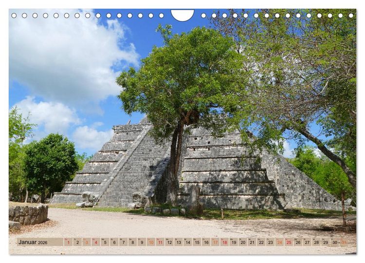 Produktbild: Geheimnisvolle Orte Yucat&aacute;n (Wandkalender 2026 DIN A4 quer), CALVENDO Monatskalender