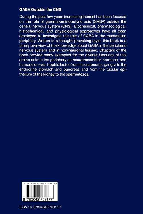 Produktbild: GABA Outside the CNS