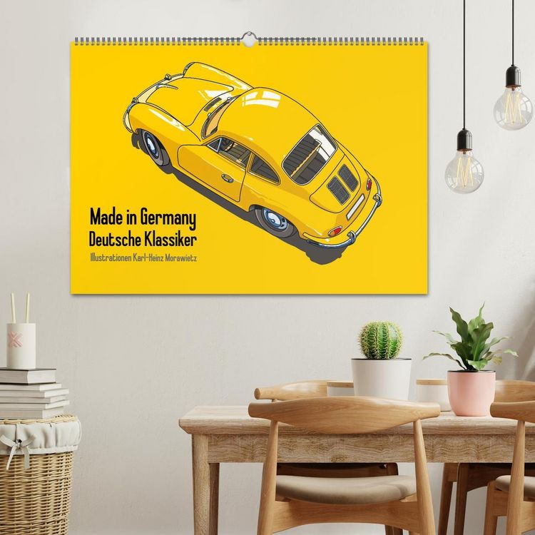 Produktbild: Made in Germany - Illustrationen deutscher Oldtimer (Wandkalender 2026 DIN A2 quer), CALVENDO Monatskalender