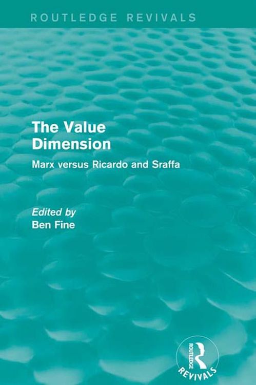 Produktbild: The Value Dimension (Routledge Revivals)