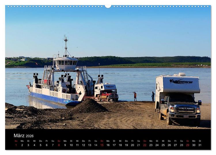 Produktbild: KANADA - Mit Campmobil quer durch (hochwertiger Premium Wandkalender 2026 DIN A2 quer), Kunstdruck in Hochglanz