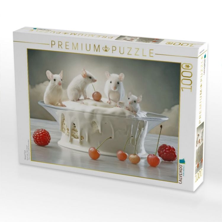 Produktbild: CALVENDO Puzzle Dessert-Tisch | 1000 Teile Lege-Gr&ouml;&szlig;e 64x48cm Foto-Puzzle f&uuml;r gl&uuml;ckliche Stunden