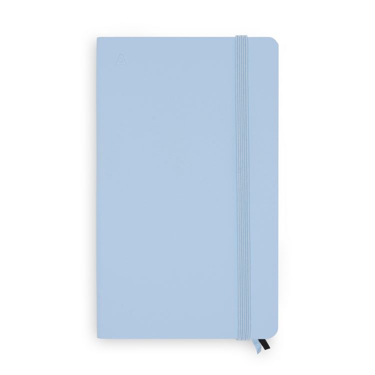 Produktbild: Notizbuch A6 Softcover French Blue Blanko, 128 Seiten