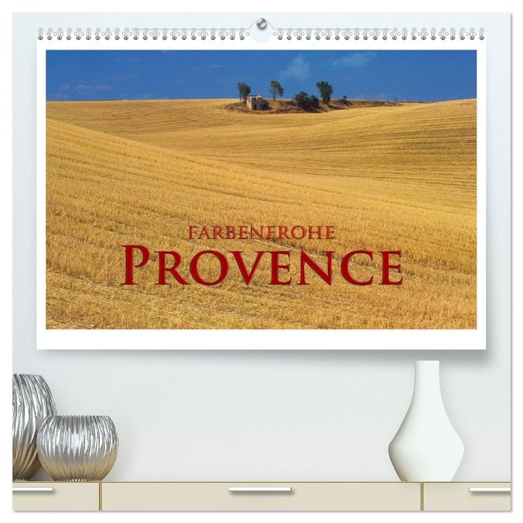 Produktbild: Farbenfrohe Provence (hochwertiger Premium Wandkalender 2026 DIN A2 quer), Kunstdruck in Hochglanz