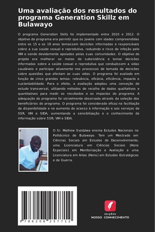 Produktbild: Uma avalia&ccedil;&atilde;o dos resultados do programa Generation Skillz em Bulawayo