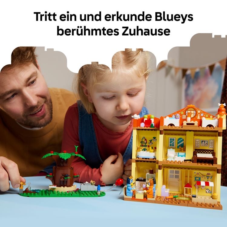 Produktbild: LEGO Bluey: Blueys Haus - Modulares Spielzeug f&uuml;r Kleinkinder - 11203