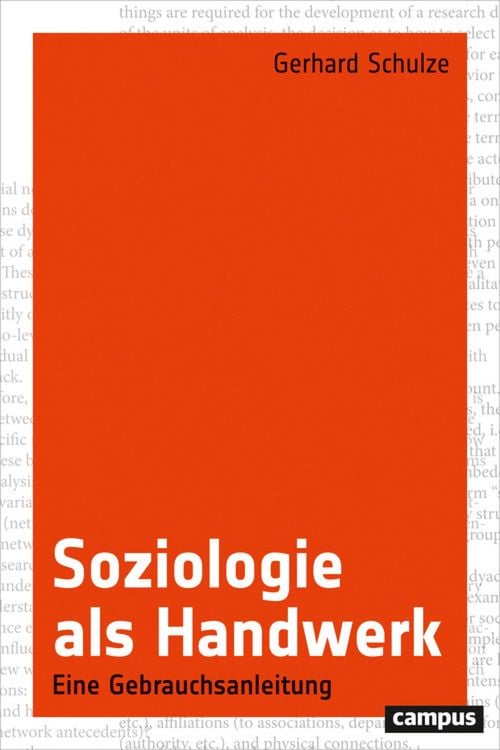Produktbild: Soziologie als Handwerk