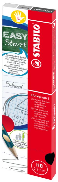 STABILO EASYgraph Dreikant-Bleistift Für Rechtshänder – Ergonomisch, Pastelllila, HB, Mit Namensfeld