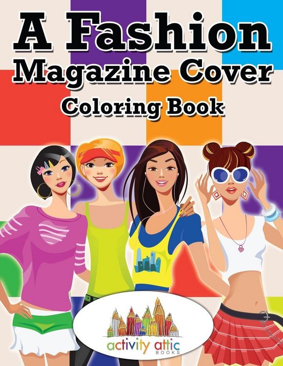 Produktbild: A Fashion Magazine Cover Coloring Book