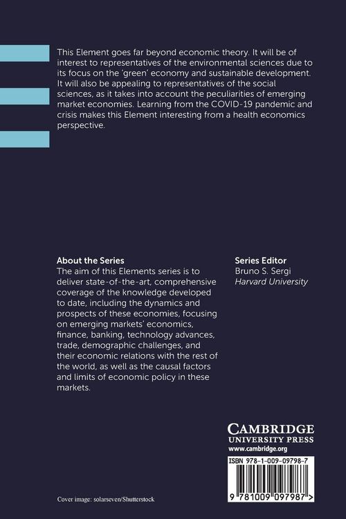 Produktbild: Advanced Issues in the Green Economy and Sustainable Development in Emerging Market Economies