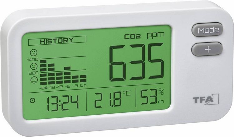 Produktbild: TFA Dostmann AirCo2ntrol COACH Kohlendioxid-Messger&auml;t