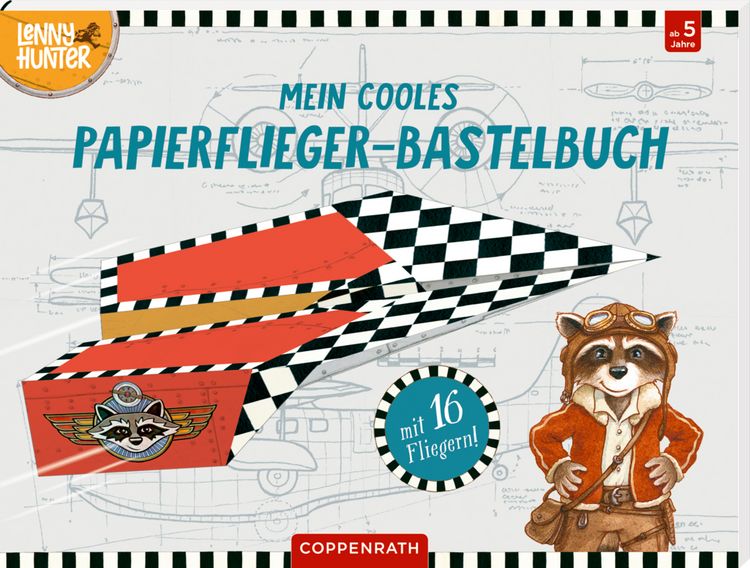 Produktbild: Mein cooles Papierflieger-Bastelbuch (Lenny Hunter)
