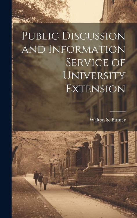 Produktbild: Public Discussion and Information Service of University Extension