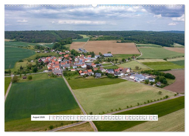 Produktbild: Die Ringgau D&ouml;rfer (Wandkalender 2026 DIN A2 quer), CALVENDO Monatskalender