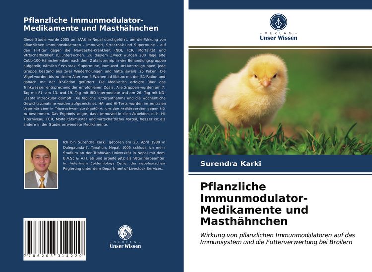 Produktbild: Pflanzliche Immunmodulator-Medikamente und Masth&auml;hnchen