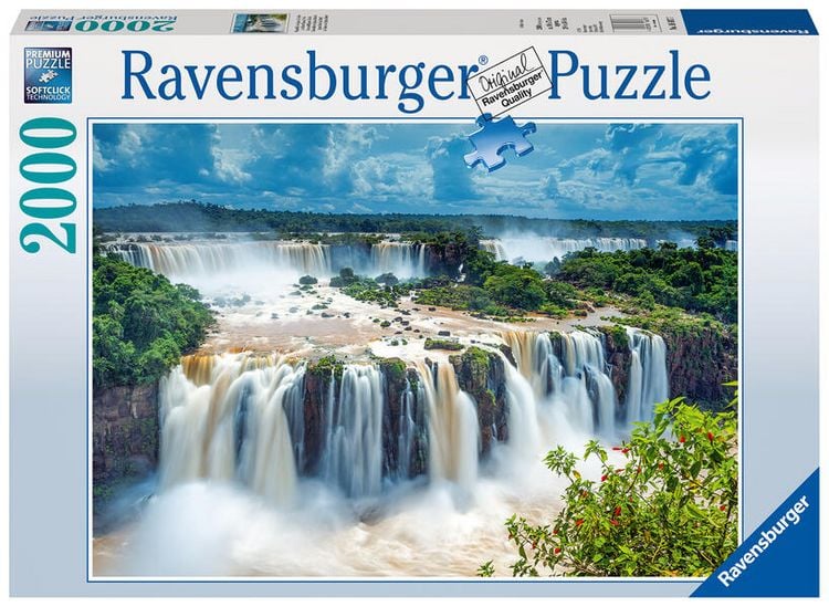 Produktbild: Puzzle Ravensburger Wasserfälle von Iguazu, Brasilien 2000 Teile