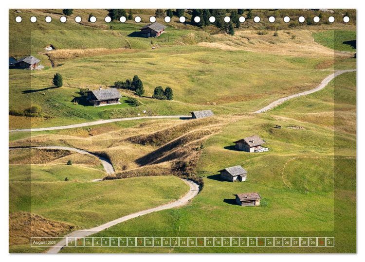 Produktbild: Bergerlebnis Dolomiten (Tischkalender 2026 DIN A5 quer), CALVENDO Monatskalender