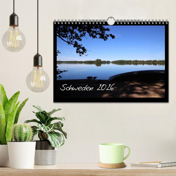 Produktbild: Schweden 2026 (Wandkalender 2026 DIN A4 quer), CALVENDO Monatskalender
