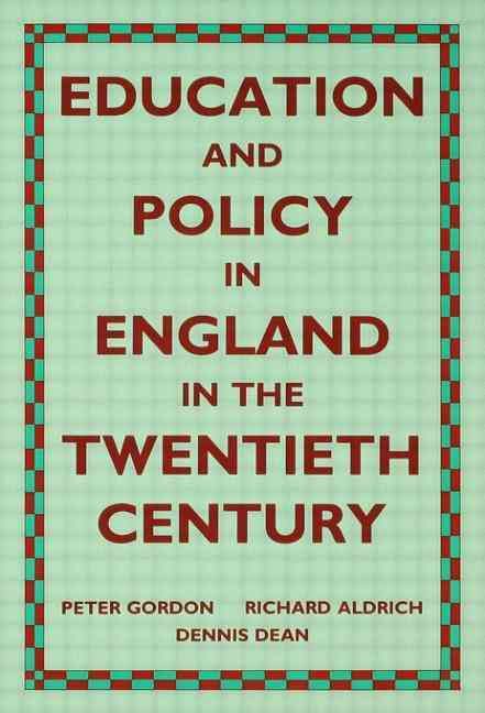 Produktbild: Aldrich, R: Education and Policy in England in the Twentieth