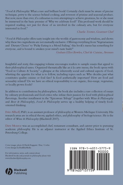 Produktbild: Food and Philosophy