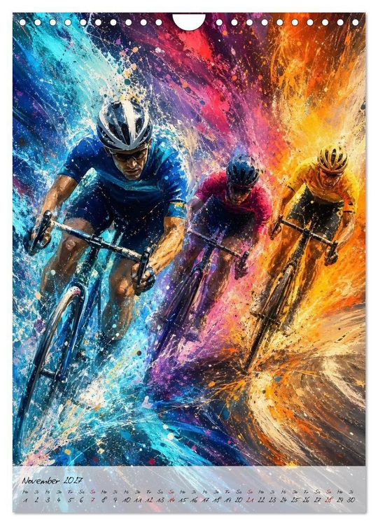 Produktbild: Herzschlag 180 - Wenn Rennradsport zur Kunst wird (Wandkalender 2027 DIN A4 hoch), CALVENDO Monatskalender