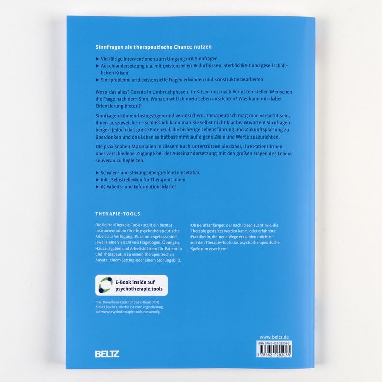 Produktbild: Therapie-Tools Lebenssinn und existenzielle Fragen