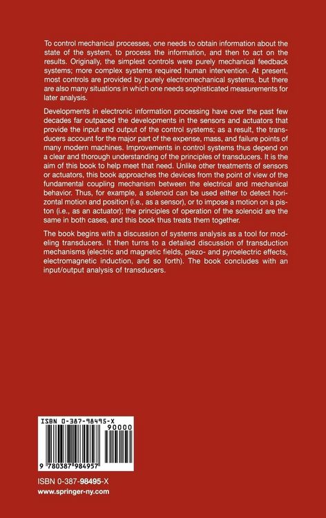 Produktbild: Electromechanical Sensors and Actuators