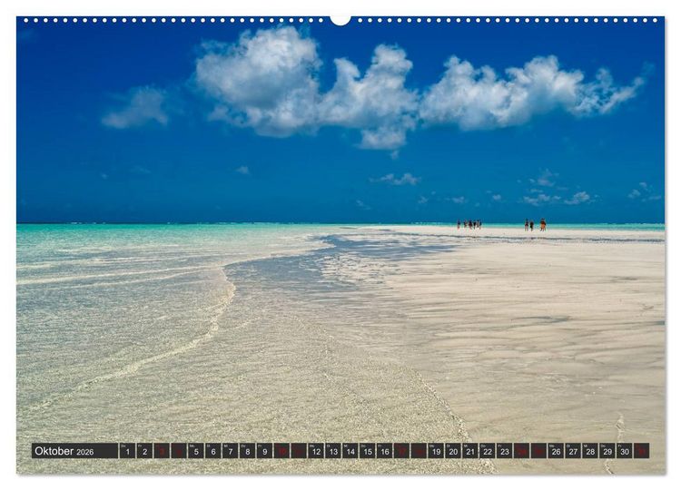 Produktbild: Karibu Sansibar (hochwertiger Premium Wandkalender 2026 DIN A2 quer), Kunstdruck in Hochglanz