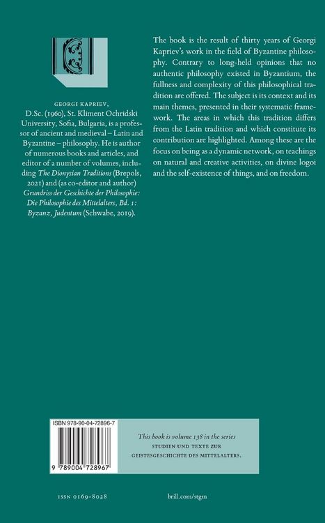 Produktbild: Byzantine Philosophy