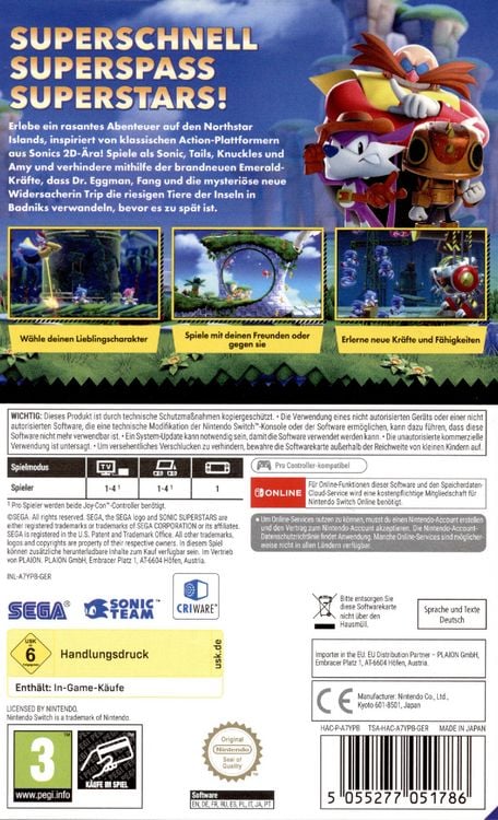 Produktbild: Sonic Superstars