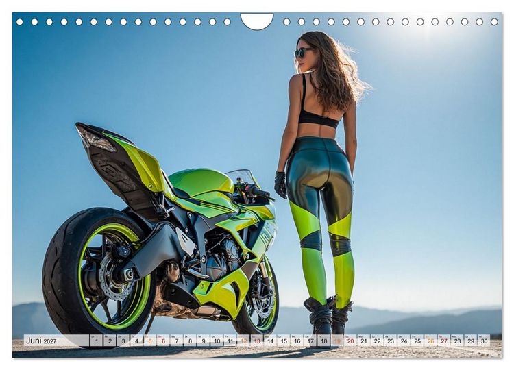 Produktbild: Schnelle Bikes und Starke Frauen (Wandkalender 2027 DIN A4 quer), CALVENDO Monatskalender