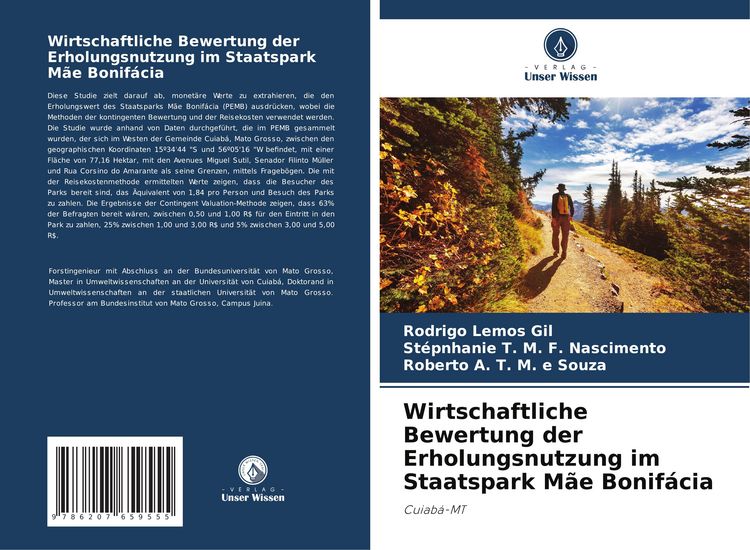 Produktbild: Wirtschaftliche Bewertung der Erholungsnutzung im Staatspark M&atilde;e Bonif&aacute;cia