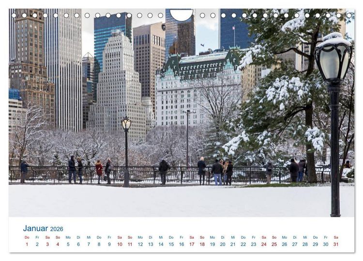Produktbild: Die New Yorker City (Wandkalender 2026 DIN A4 quer), CALVENDO Monatskalender