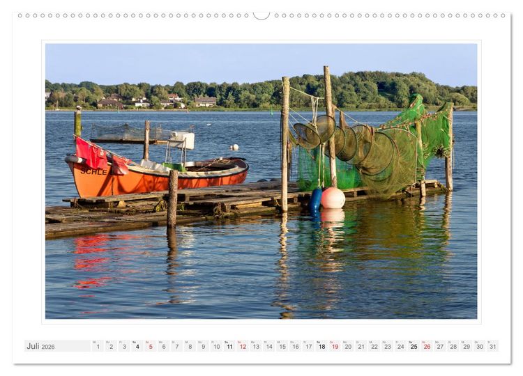 Produktbild: Rund um die Schlei (Wandkalender 2026 DIN A2 quer), CALVENDO Monatskalender