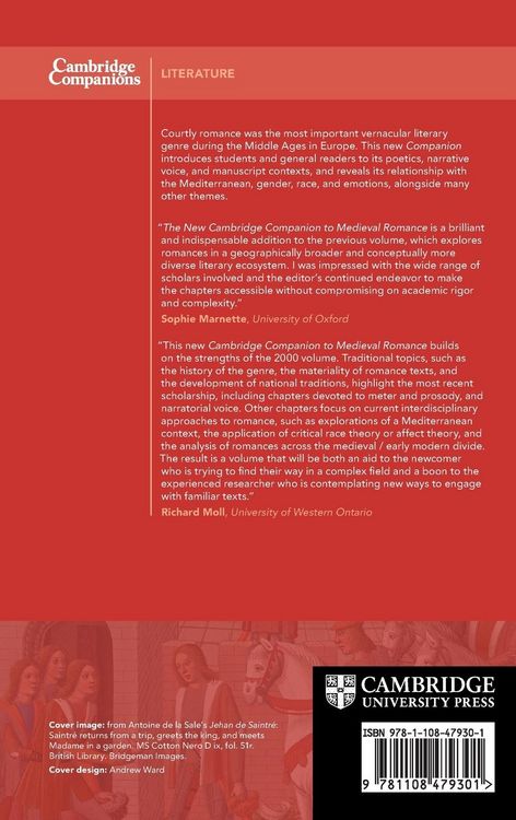 Produktbild: The New Cambridge Companion to Medieval Romance