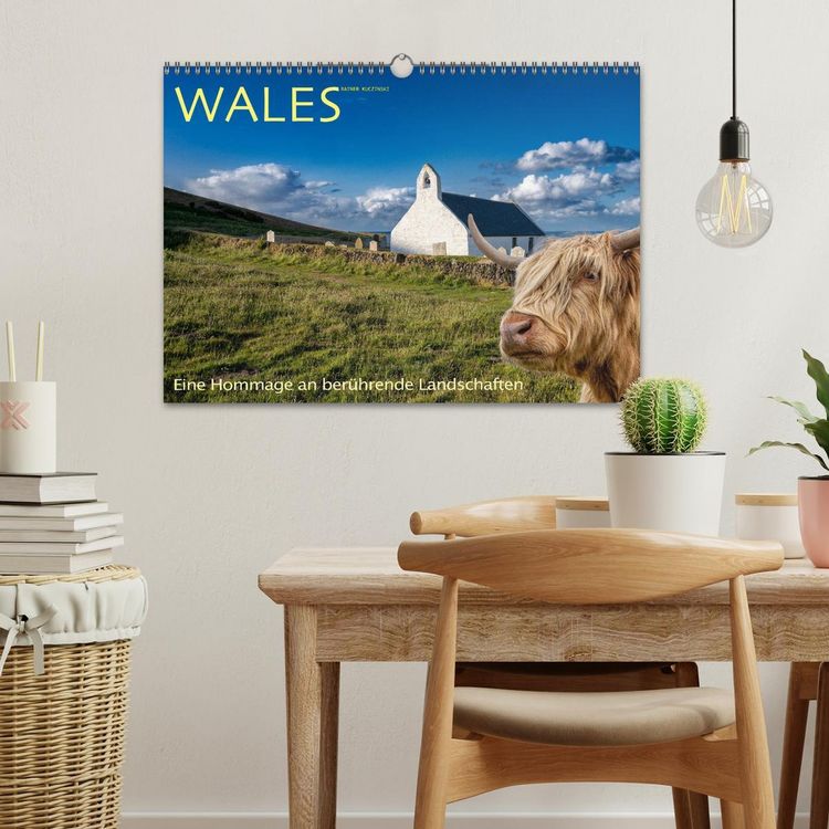 Produktbild: Wales - Eine Hommage an ber&uuml;hrende Landschaften (Wandkalender 2026 DIN A3 quer), CALVENDO Monatskalender