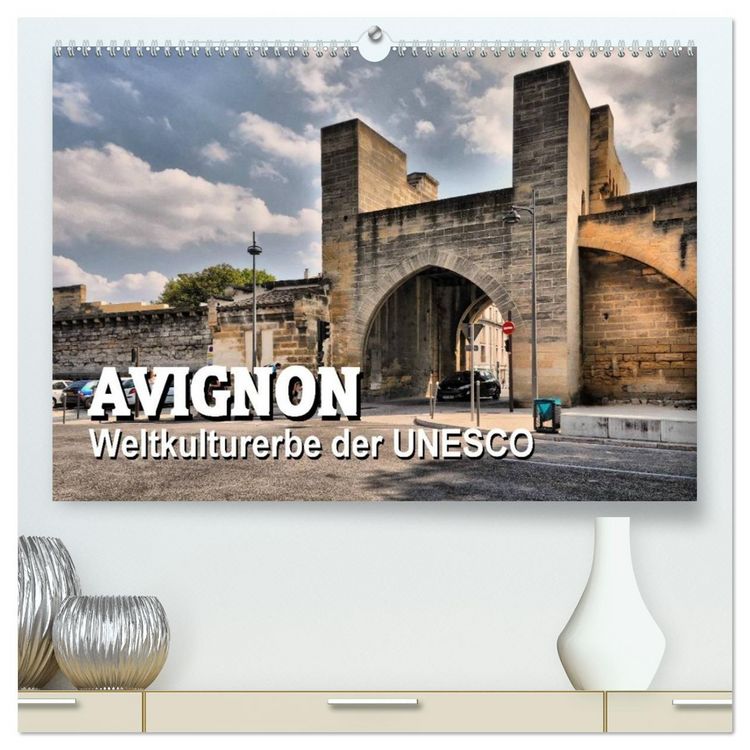Produktbild: Avignon - Weltkulturerbe der UNESCO (hochwertiger Premium Wandkalender 2026 DIN A2 quer), Kunstdruck in Hochglanz
