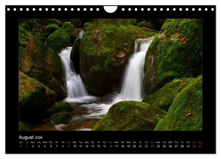 Produktbild: The Black Forest - UK Version (Wall Calendar 2026 DIN A4 landscape), CALVENDO 12 Month Wall Calendar