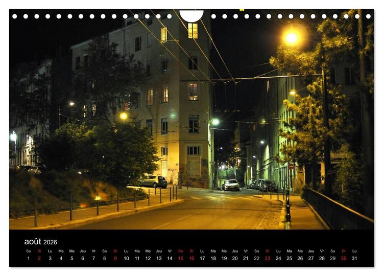 Produktbild: Lyon Magie de la lumi&egrave;re (Calendrier mural 2026 DIN A4 vertical), CALVENDO calendrier mensuel