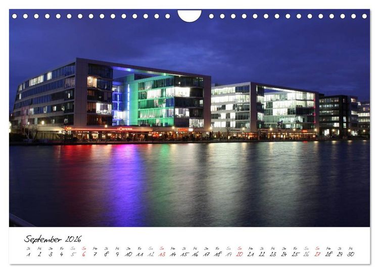 Produktbild: Nachtschicht - N&auml;chtliche Impressionen vom Ruhrgebiet und dem Niederrhein (Wandkalender 2026 DIN A4 quer), CALVENDO Monatskalender