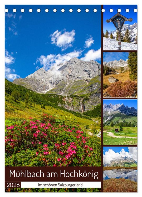 Produktbild: M&uuml;hlbach am Hochk&ouml;nig (Tischkalender 2026 DIN A5 hoch), CALVENDO Monatskalender