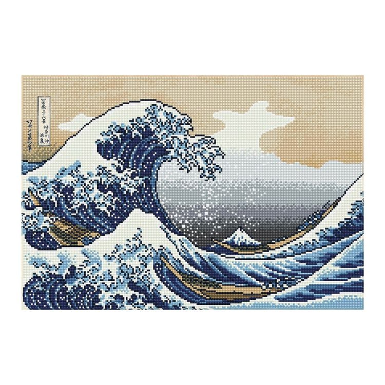Produktbild: Diamond Dotz "Die gro&szlig;e Welle vor Kanagawa"