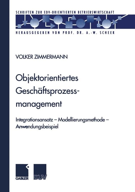 Produktbild: Objektorientiertes Geschäftsprozessmanagement