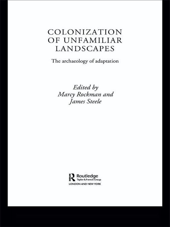 Produktbild: The Colonization of Unfamiliar Landscapes